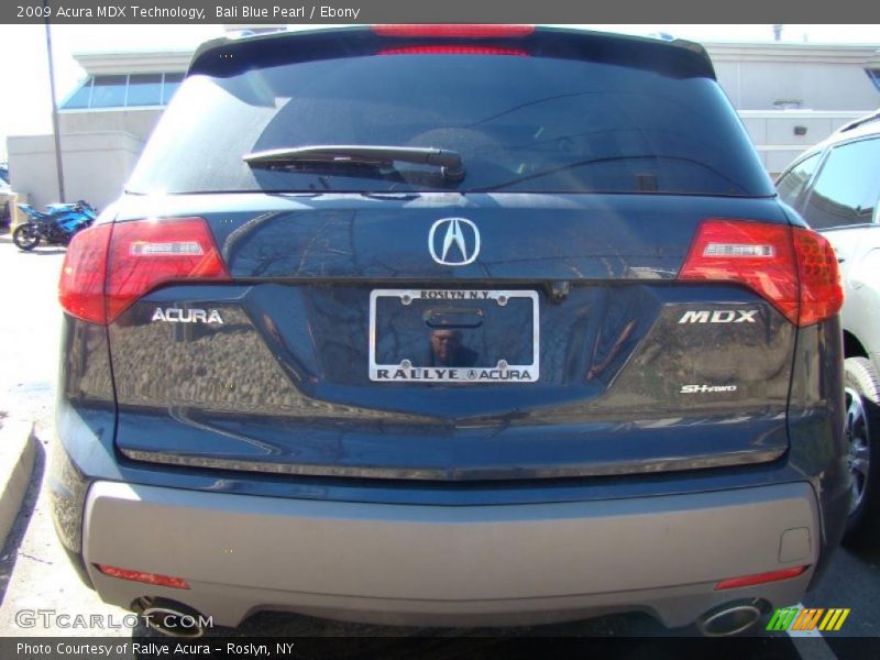 Bali Blue Pearl / Ebony 2009 Acura MDX Technology