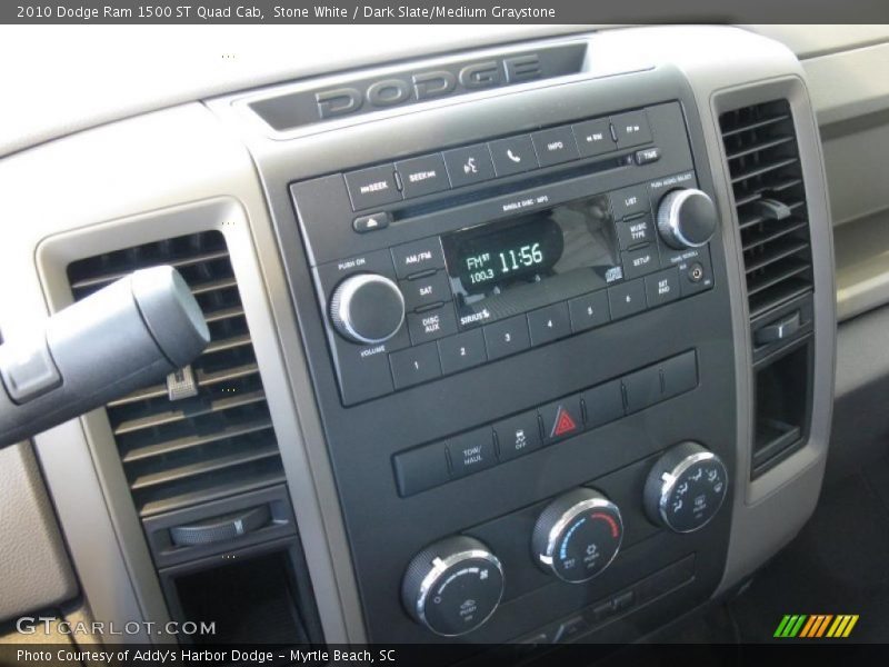 Stone White / Dark Slate/Medium Graystone 2010 Dodge Ram 1500 ST Quad Cab