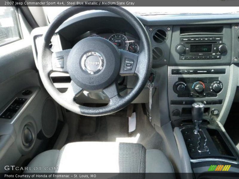 Steel Blue Metallic / Medium Slate Gray 2007 Jeep Commander Sport 4x4