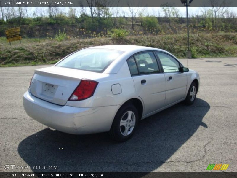 Silver / Gray 2003 Saturn ION 1 Sedan