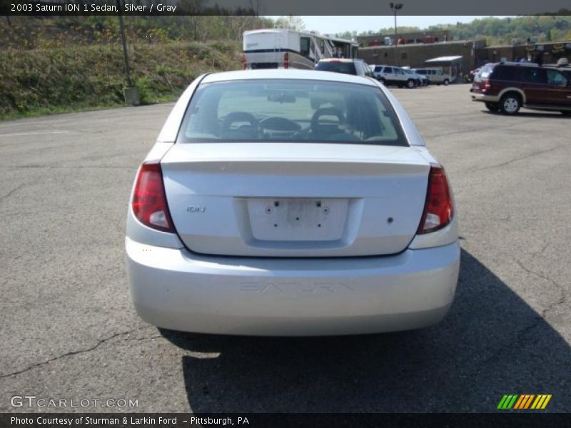 Silver / Gray 2003 Saturn ION 1 Sedan