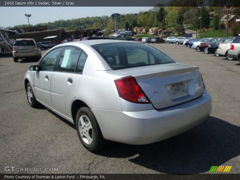 Silver / Gray 2003 Saturn ION 1 Sedan