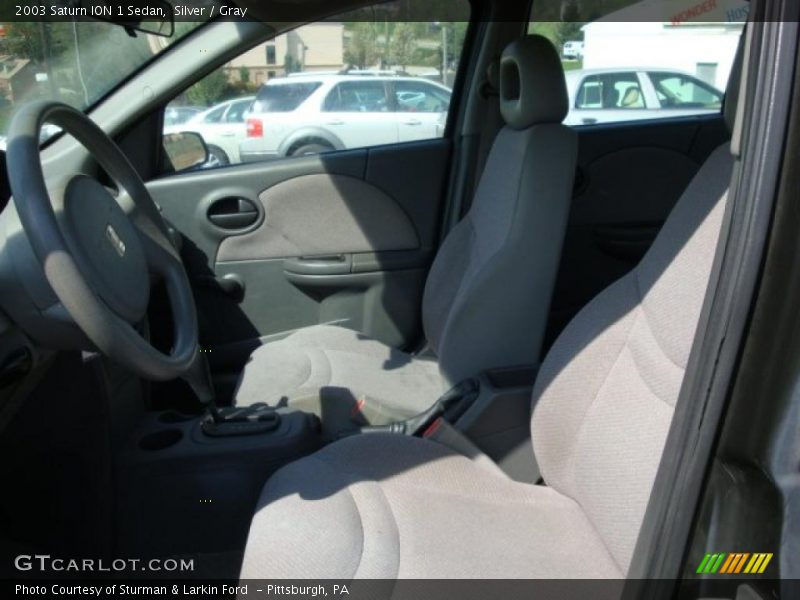 Silver / Gray 2003 Saturn ION 1 Sedan