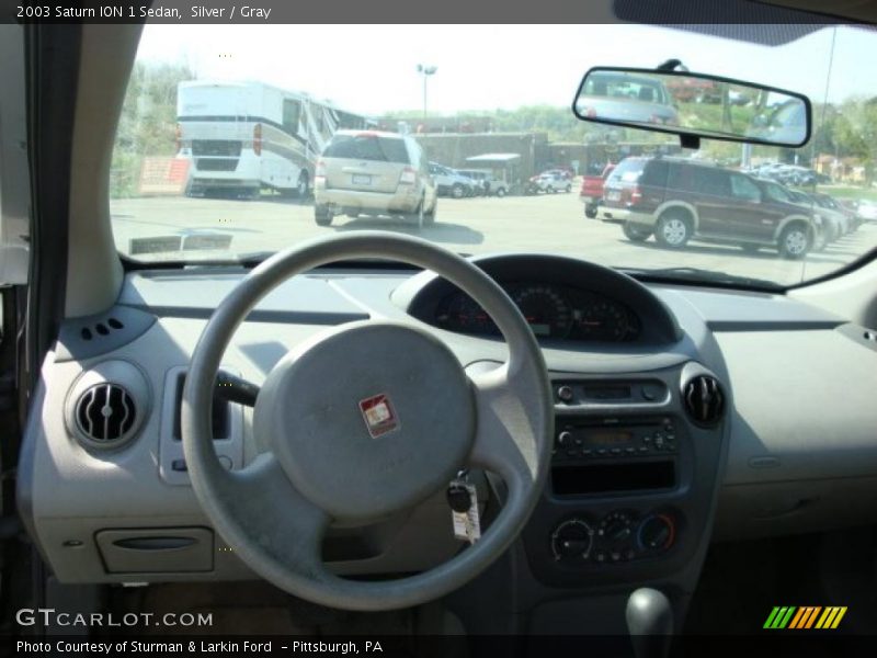 Silver / Gray 2003 Saturn ION 1 Sedan