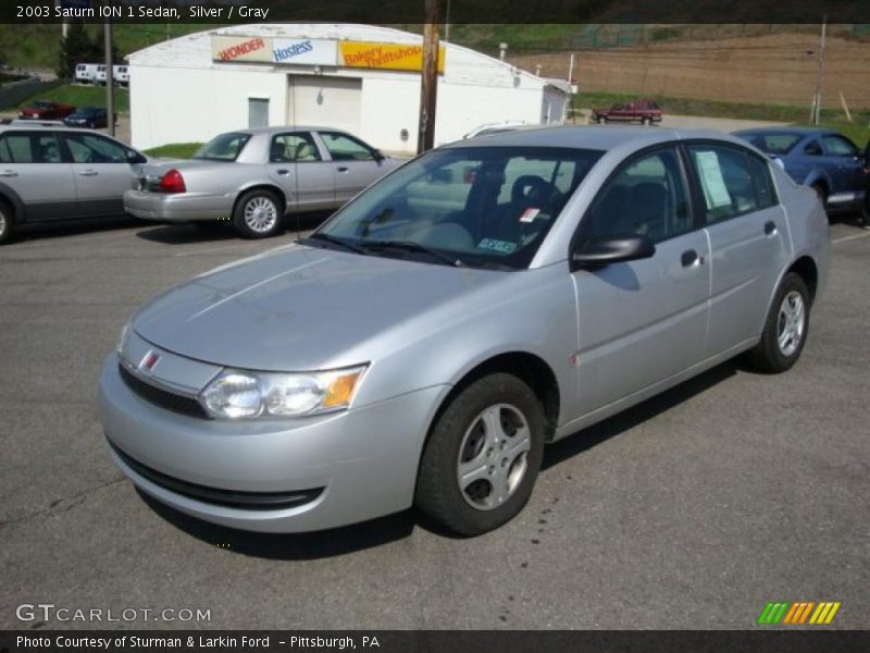 Silver / Gray 2003 Saturn ION 1 Sedan