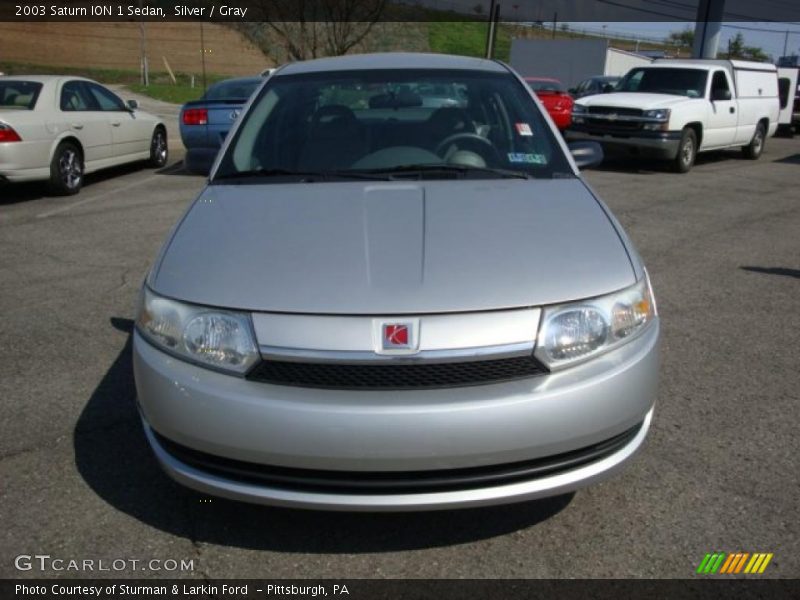Silver / Gray 2003 Saturn ION 1 Sedan