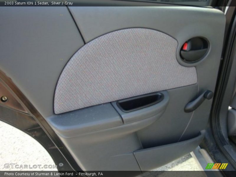 Silver / Gray 2003 Saturn ION 1 Sedan