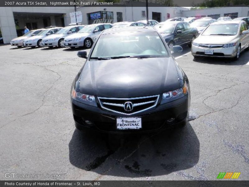 Nighthawk Black Pearl / Parchment 2007 Acura TSX Sedan