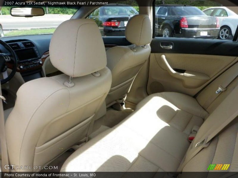 Nighthawk Black Pearl / Parchment 2007 Acura TSX Sedan