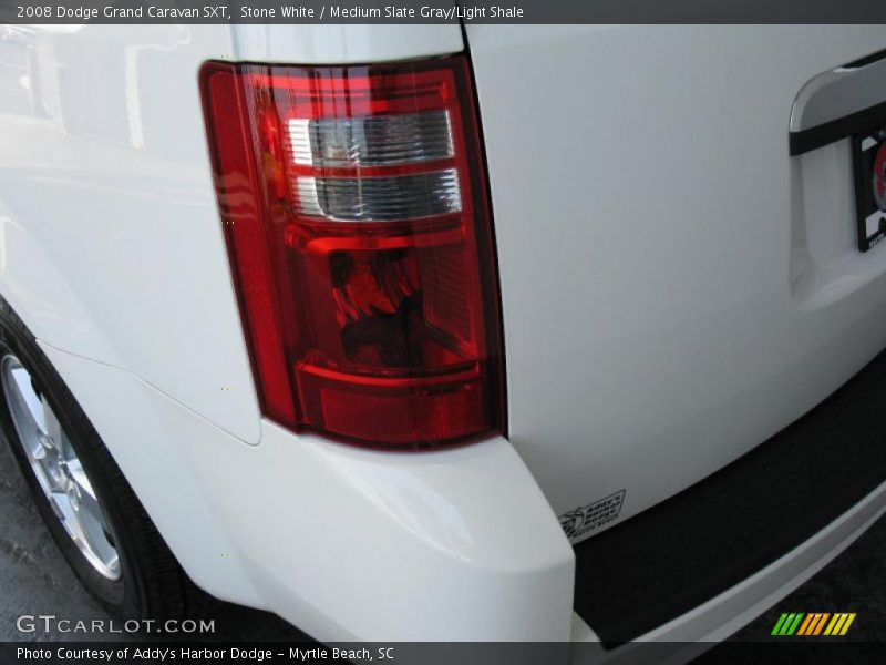 Stone White / Medium Slate Gray/Light Shale 2008 Dodge Grand Caravan SXT