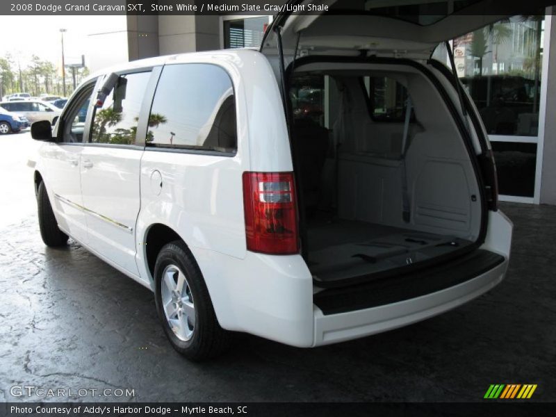 Stone White / Medium Slate Gray/Light Shale 2008 Dodge Grand Caravan SXT