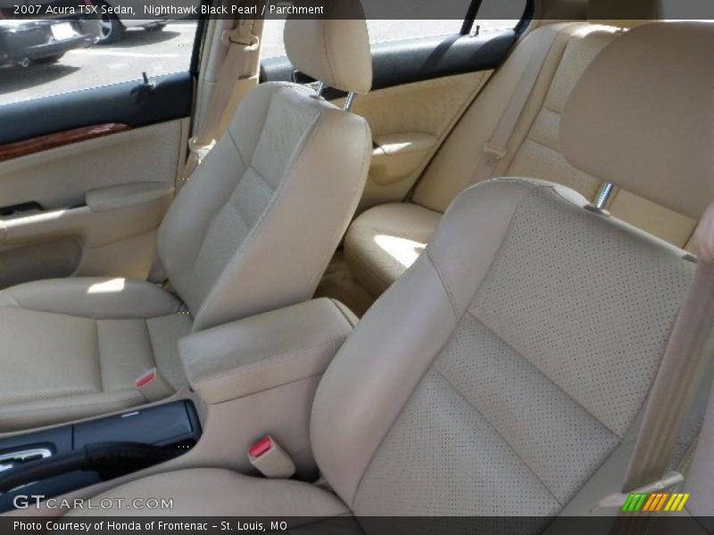 Nighthawk Black Pearl / Parchment 2007 Acura TSX Sedan