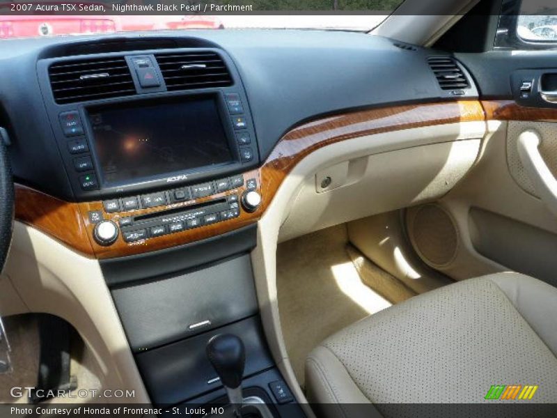 Nighthawk Black Pearl / Parchment 2007 Acura TSX Sedan