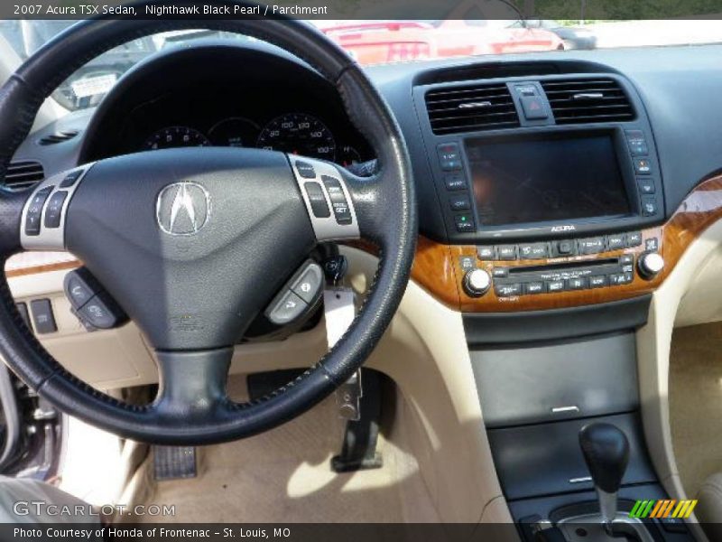 Nighthawk Black Pearl / Parchment 2007 Acura TSX Sedan