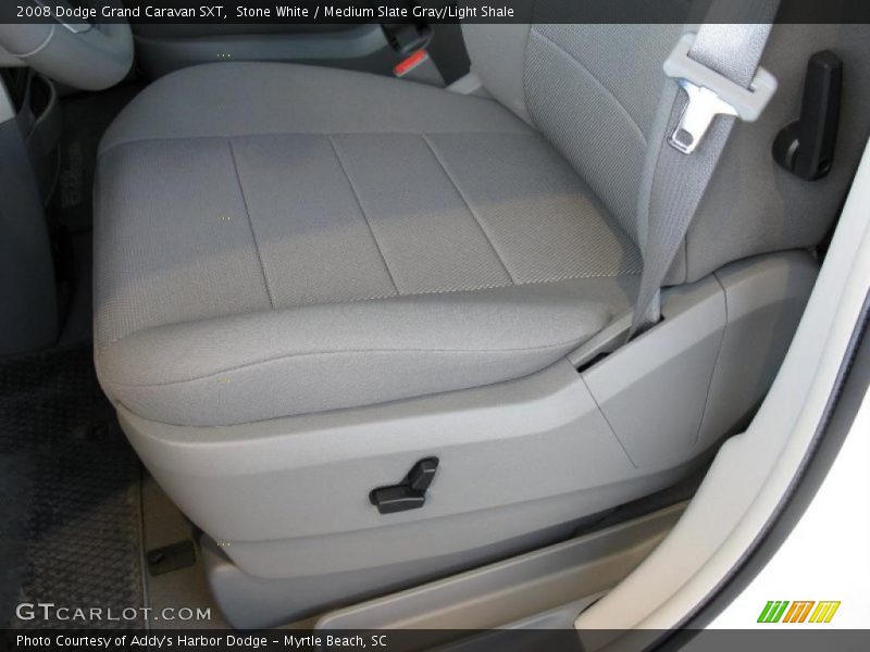 Stone White / Medium Slate Gray/Light Shale 2008 Dodge Grand Caravan SXT