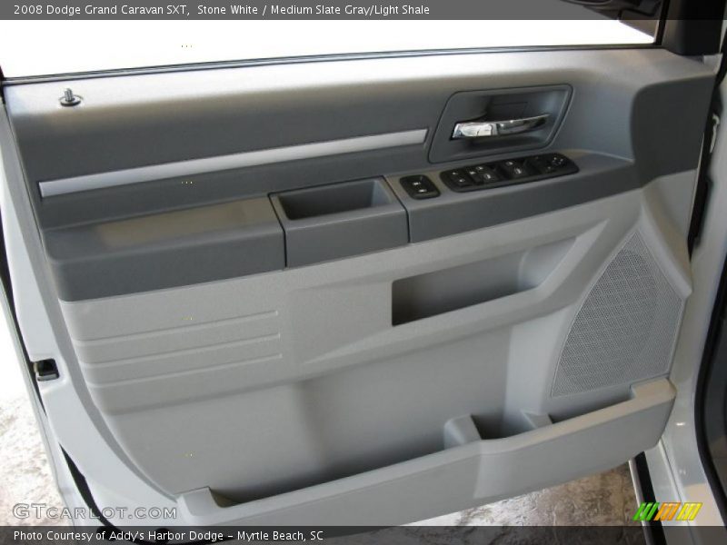 Stone White / Medium Slate Gray/Light Shale 2008 Dodge Grand Caravan SXT