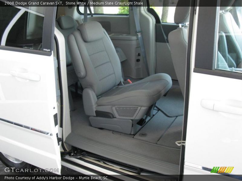 Stone White / Medium Slate Gray/Light Shale 2008 Dodge Grand Caravan SXT