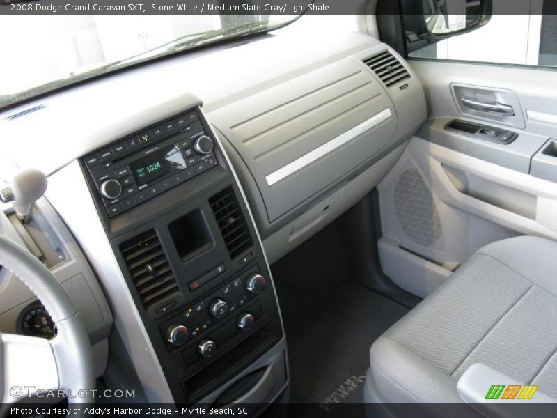 Stone White / Medium Slate Gray/Light Shale 2008 Dodge Grand Caravan SXT