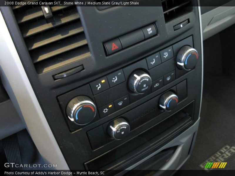 Stone White / Medium Slate Gray/Light Shale 2008 Dodge Grand Caravan SXT