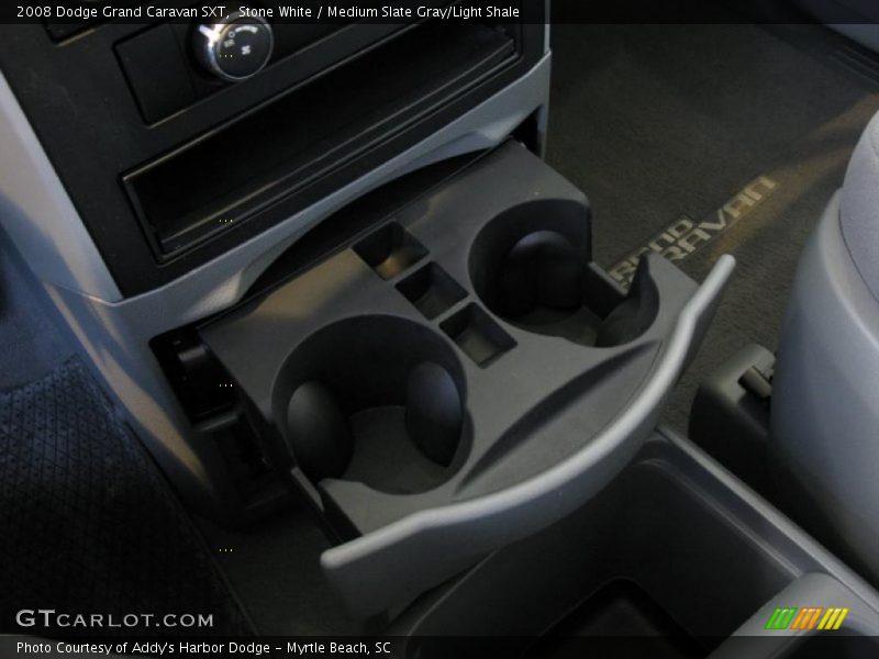 Stone White / Medium Slate Gray/Light Shale 2008 Dodge Grand Caravan SXT