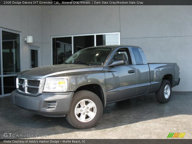 Mineral Gray Metallic / Dark Slate Gray/Medium Slate Gray 2008 Dodge Dakota SXT Extended Cab
