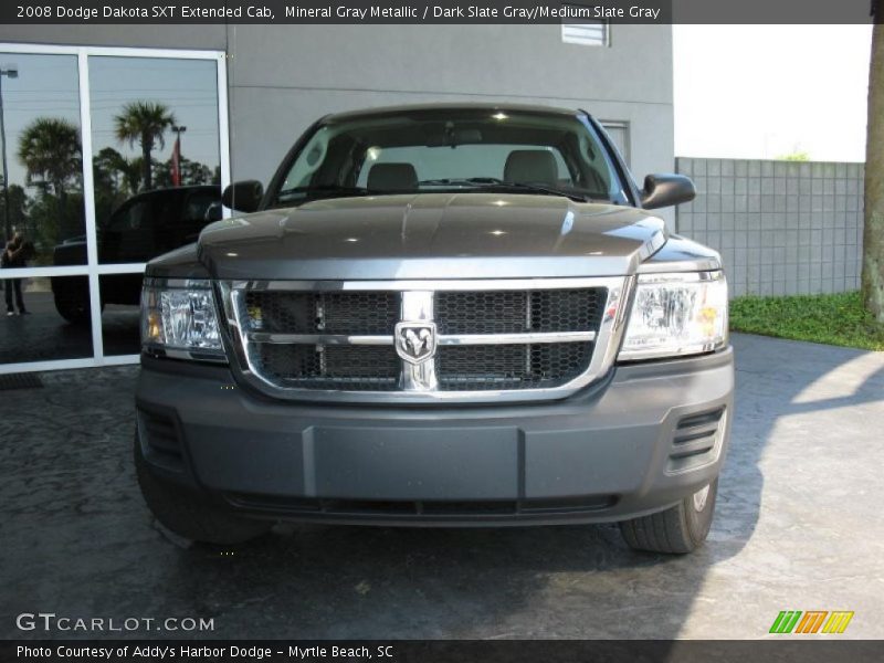 Mineral Gray Metallic / Dark Slate Gray/Medium Slate Gray 2008 Dodge Dakota SXT Extended Cab