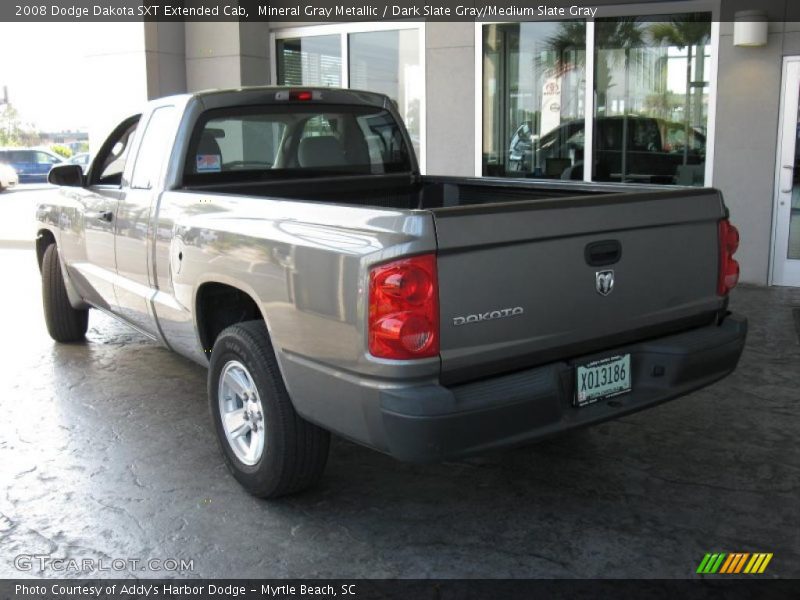 Mineral Gray Metallic / Dark Slate Gray/Medium Slate Gray 2008 Dodge Dakota SXT Extended Cab
