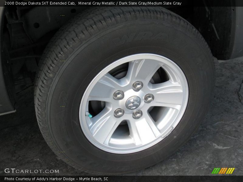 Mineral Gray Metallic / Dark Slate Gray/Medium Slate Gray 2008 Dodge Dakota SXT Extended Cab