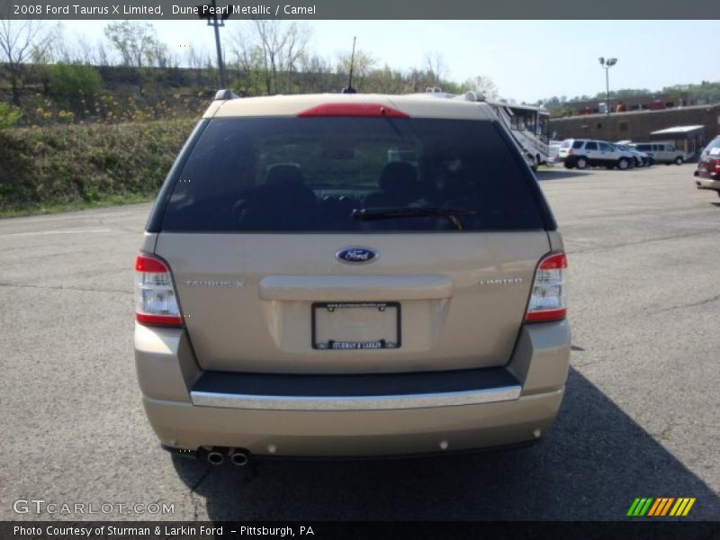 Dune Pearl Metallic / Camel 2008 Ford Taurus X Limited