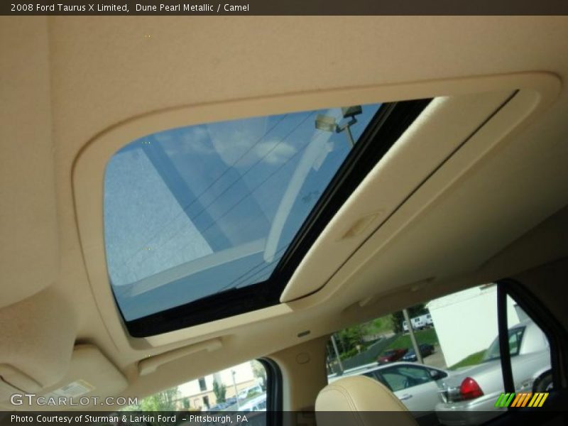 Dune Pearl Metallic / Camel 2008 Ford Taurus X Limited