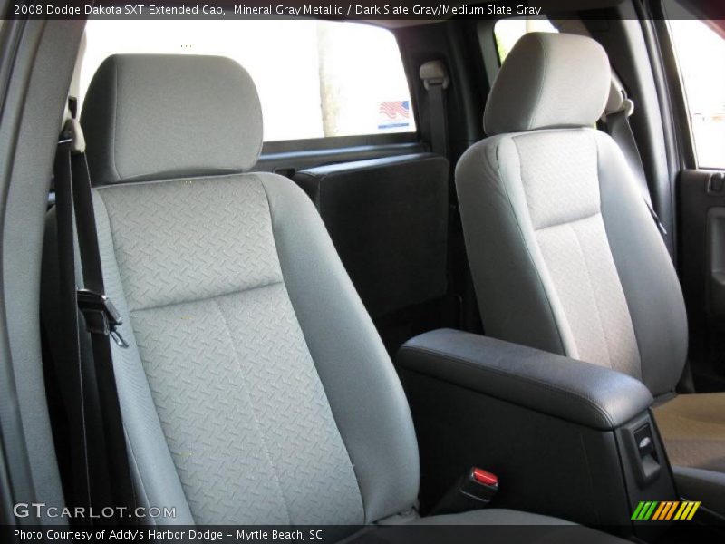 Mineral Gray Metallic / Dark Slate Gray/Medium Slate Gray 2008 Dodge Dakota SXT Extended Cab