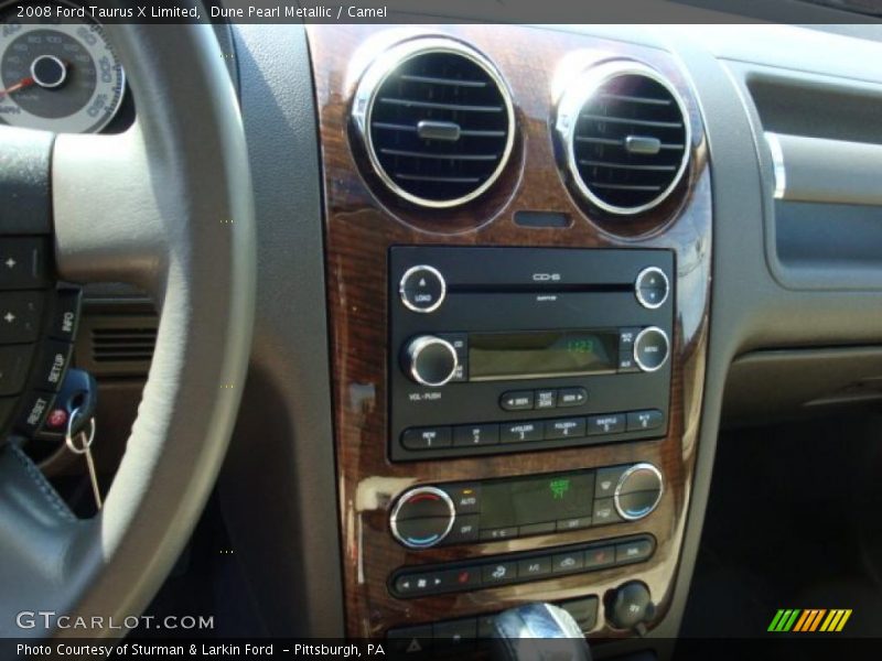 Dune Pearl Metallic / Camel 2008 Ford Taurus X Limited