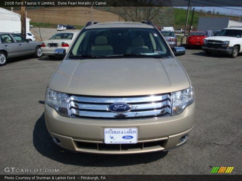 Dune Pearl Metallic / Camel 2008 Ford Taurus X Limited