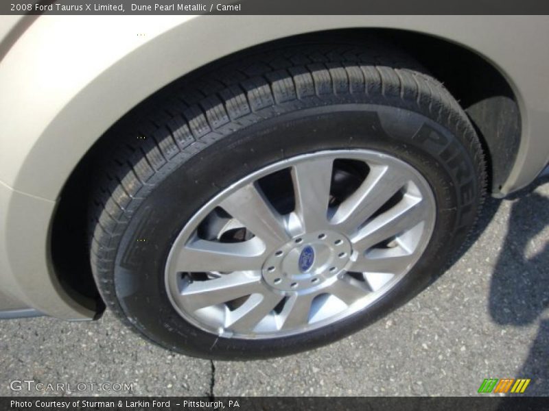 Dune Pearl Metallic / Camel 2008 Ford Taurus X Limited