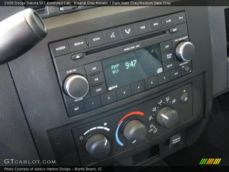 Mineral Gray Metallic / Dark Slate Gray/Medium Slate Gray 2008 Dodge Dakota SXT Extended Cab