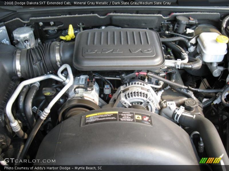 Mineral Gray Metallic / Dark Slate Gray/Medium Slate Gray 2008 Dodge Dakota SXT Extended Cab