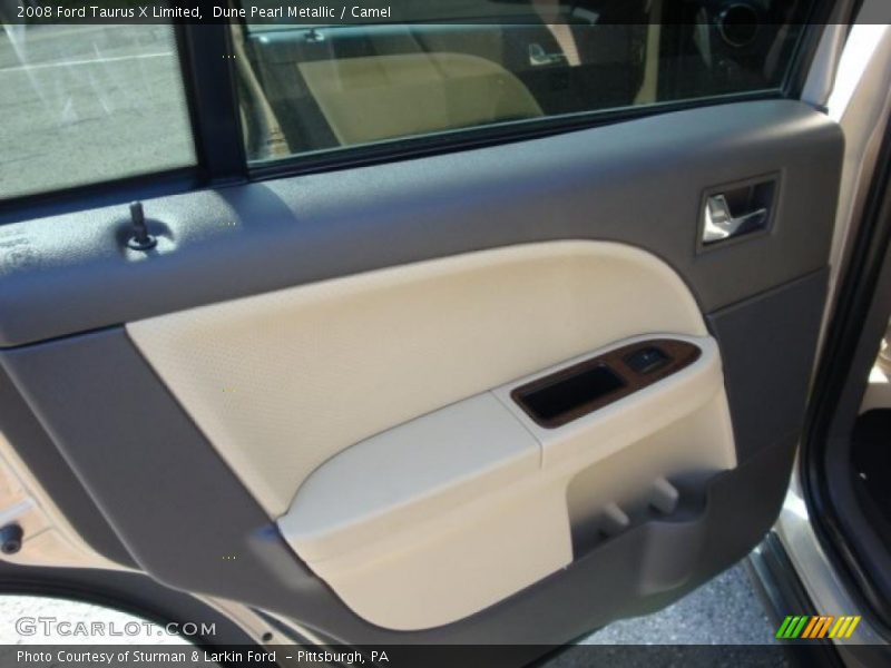 Dune Pearl Metallic / Camel 2008 Ford Taurus X Limited