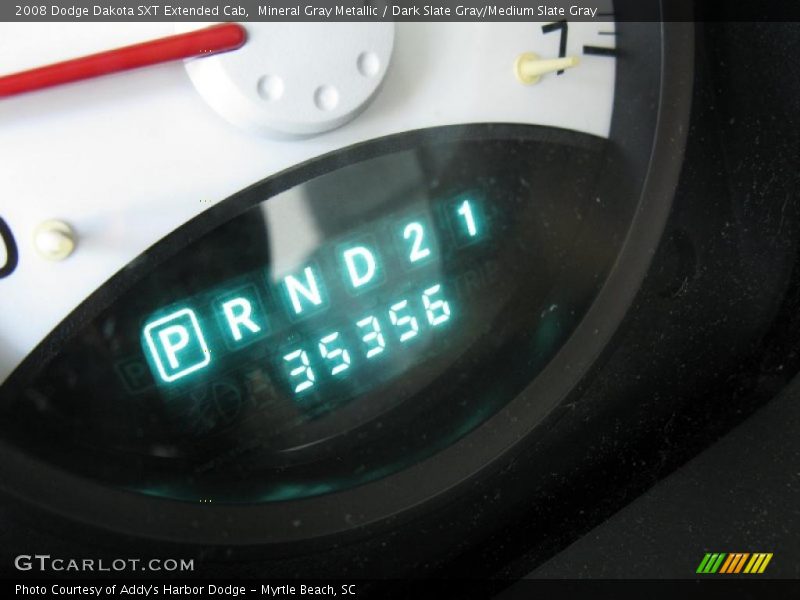 Mineral Gray Metallic / Dark Slate Gray/Medium Slate Gray 2008 Dodge Dakota SXT Extended Cab