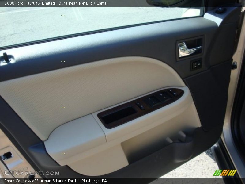 Dune Pearl Metallic / Camel 2008 Ford Taurus X Limited