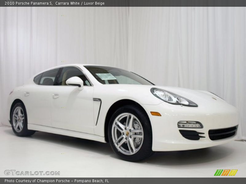 Carrara White / Luxor Beige 2010 Porsche Panamera S