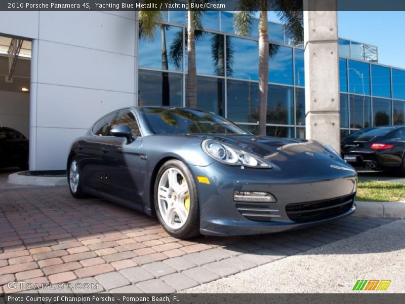 Yachting Blue Metallic / Yachting Blue/Cream 2010 Porsche Panamera 4S