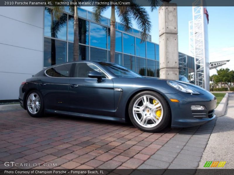 Yachting Blue Metallic / Yachting Blue/Cream 2010 Porsche Panamera 4S