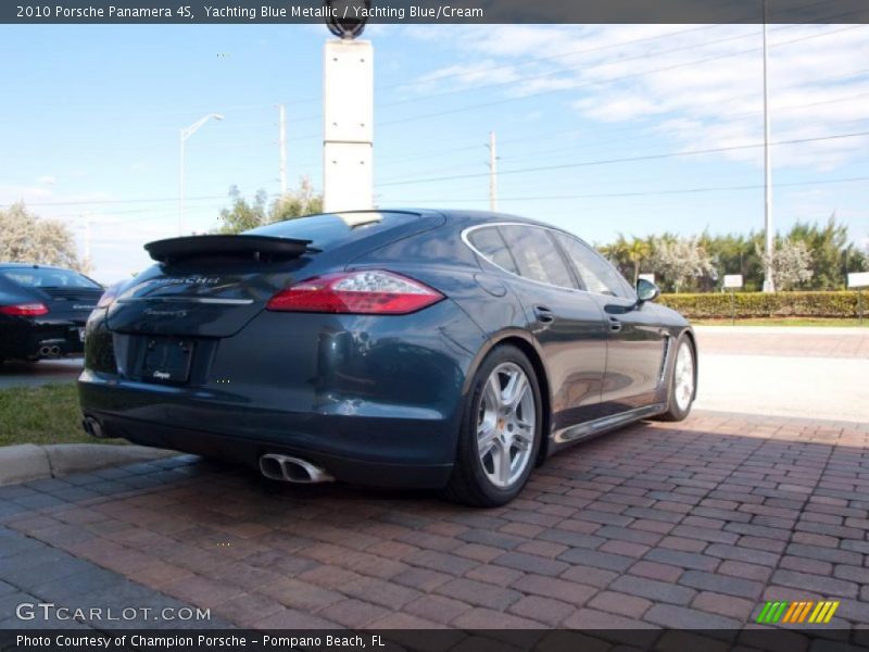 Yachting Blue Metallic / Yachting Blue/Cream 2010 Porsche Panamera 4S