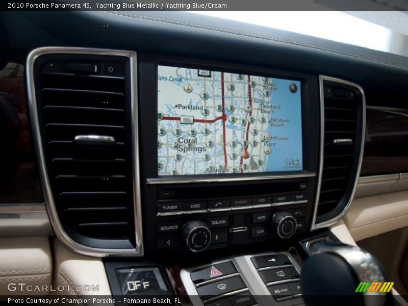 Yachting Blue Metallic / Yachting Blue/Cream 2010 Porsche Panamera 4S