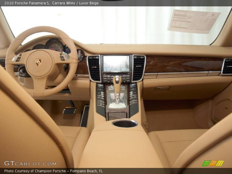 Carrara White / Luxor Beige 2010 Porsche Panamera S