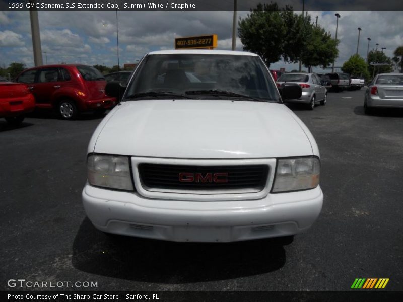 Summit White / Graphite 1999 GMC Sonoma SLS Extended Cab