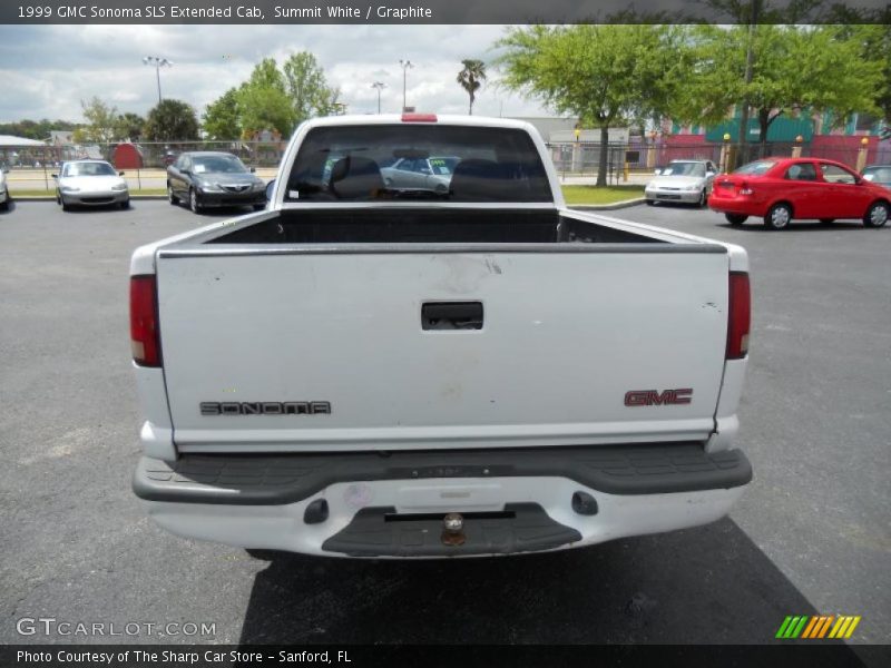 Summit White / Graphite 1999 GMC Sonoma SLS Extended Cab