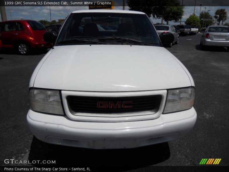 Summit White / Graphite 1999 GMC Sonoma SLS Extended Cab