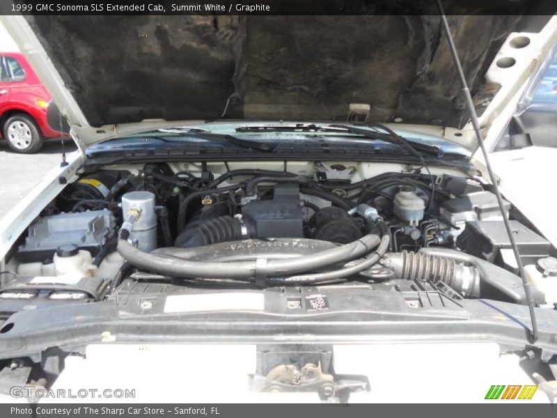 Summit White / Graphite 1999 GMC Sonoma SLS Extended Cab