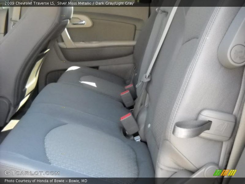 Silver Moss Metallic / Dark Gray/Light Gray 2009 Chevrolet Traverse LS